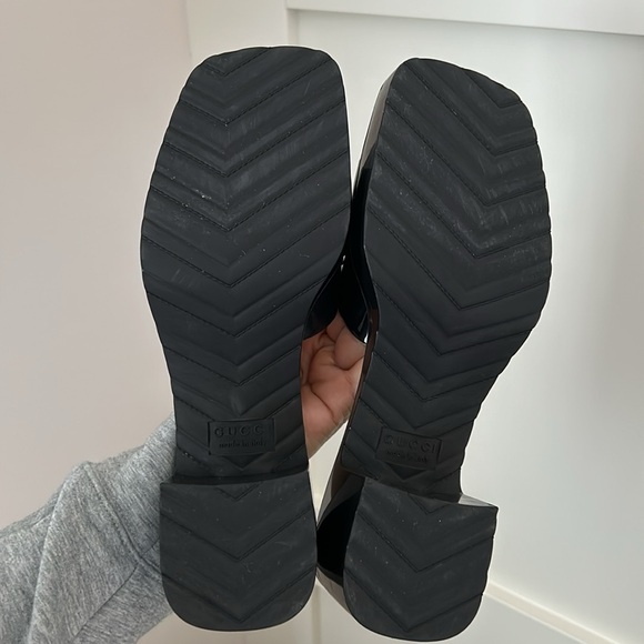 Gucci Rubber Slide Mules - Picture 7 of 8